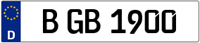 Truck License Plate
